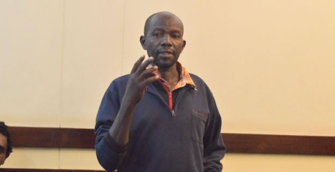 Tobias Aiko at the Makadara Law Courts How Lost ID Card Landed Kisumu Man in Violent Robbery Case