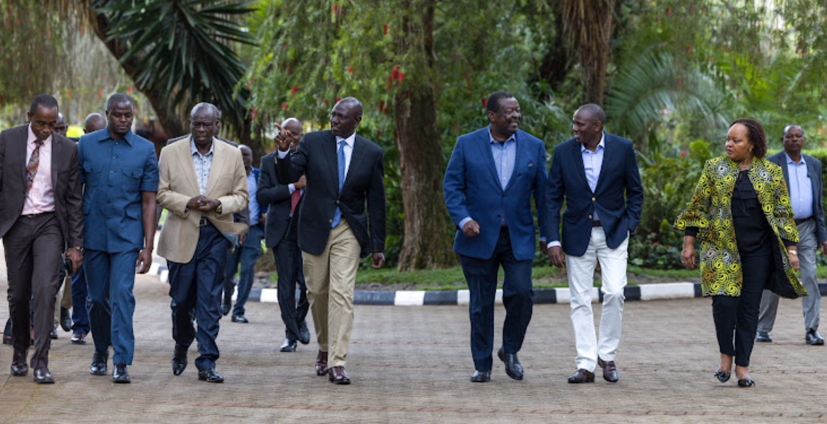 President William Ruto With Other Mt Kenya Leaders at Sagana State Lodge Ruto Intensifies Mt Kenya Tour With a Series of Projects