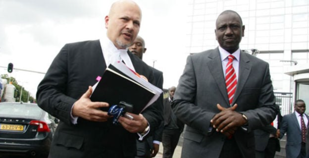 The International Criminal Court Prosecutor Karim Khan (left) ICC Prosecutor Karim Khan Recuses Himself From Kenyan Cases Amidst Azimio Onslaught