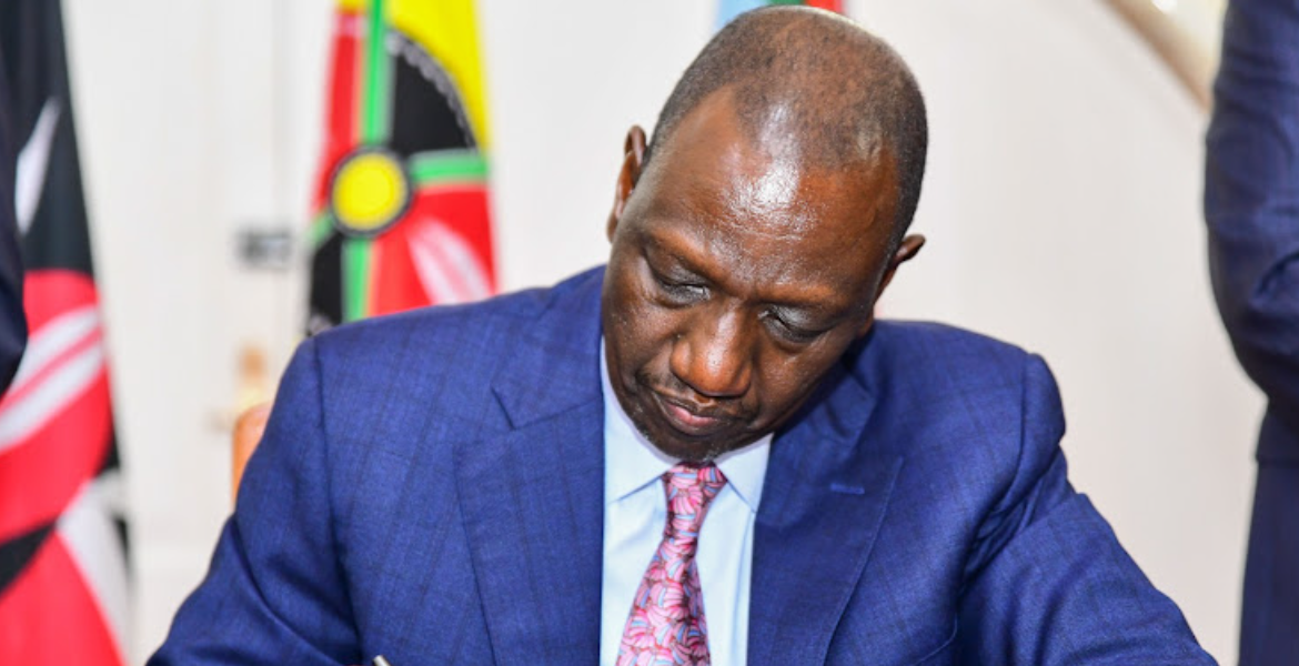 President William Ruto Ruto Signs Act Giving Him Immunity Against ICC Prosecution