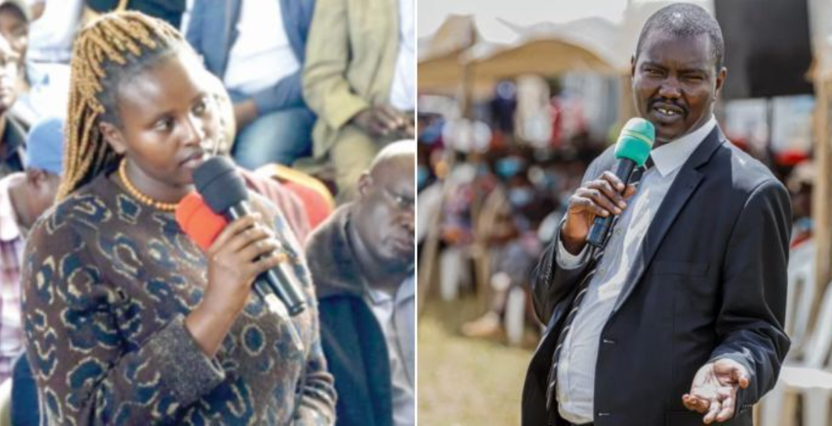 Mercy Tarus (Left) and Uasin Gishu Senator Jackson Mandago (Right) Mercy Tarus Reveals Why She Rejected 5 New Job Offers