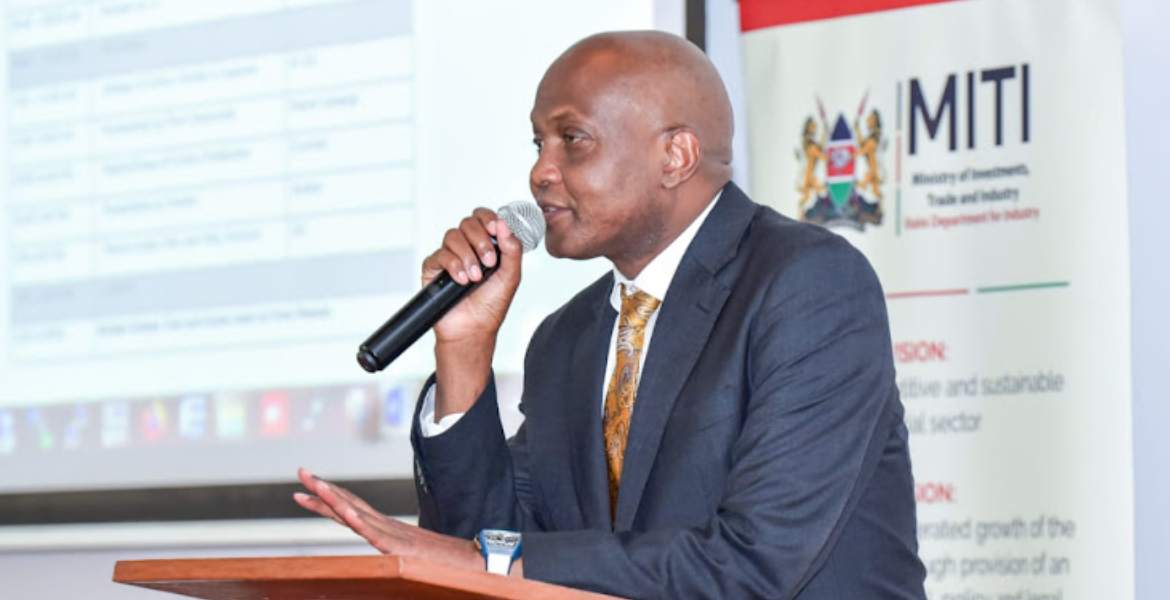 Trade Cabinet Secretary Moses Kuria on August 14, 2023 Moses Kuria: I'll Propose New 25% Levy on Imported Clothes