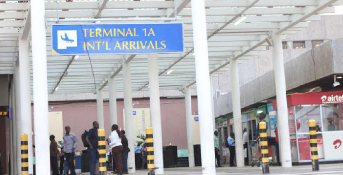 Terminal 1A International Arrivals Section at Jomo Kenyatta Airport, Nairobi Passengers Stranded at JKIA as Country Thrown Into Major Power Blackout