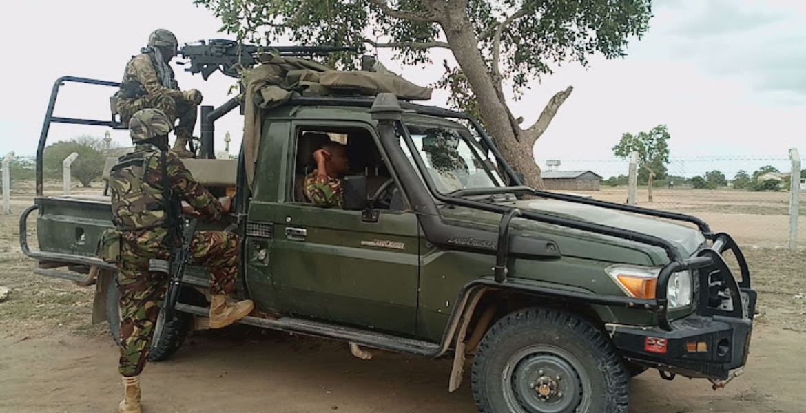 KDF Soldeirs on Patrol in Lamu Several Soldiers Killed in Lamu as Vehicle Runs Over Explosives