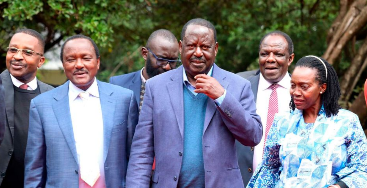 Wiper Party Leader Kalonzo Musyoka, Azimio Leader Raila Odinga and Azimio Co-principal Martha Karua You are Doing Badly, Azimio Tells Kenya Kwanza