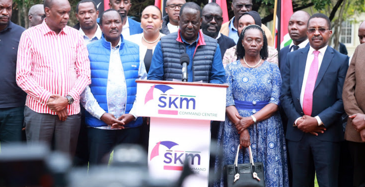 Azimio Leaders Azimio: Here's Why We Gave Kenya Kwanza D-, a Year in Office
