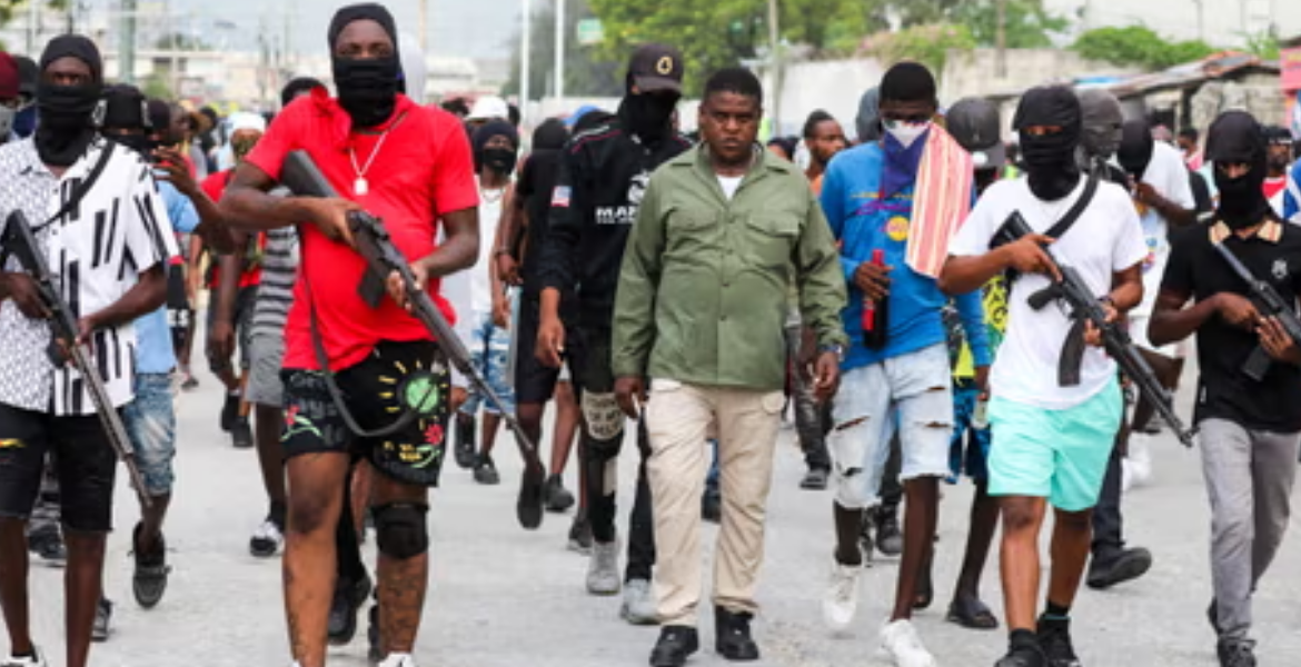 Jimmy ‘Barbecue’ Chérizier Leads a March Against Haiti’s Prime Minister, Ariel Henry, in Port-au-Prince on 19 September 2023 Hell on Earth: Violent Details of Kenya’s New War Zone in Haiti