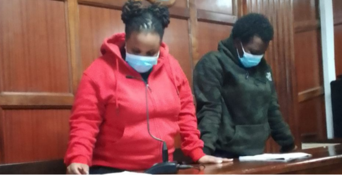 Yvoune Chepkurui and Belinda Jepkemoi When They Appeared in Court for Allegedly Defrauding Belgian Ambassador to Kenya Jerome Roux of Sh4.8 Million Suspects Who Allegedly Defrauded Belgian Envoy of Sh4.8 Million to Remain in Custody