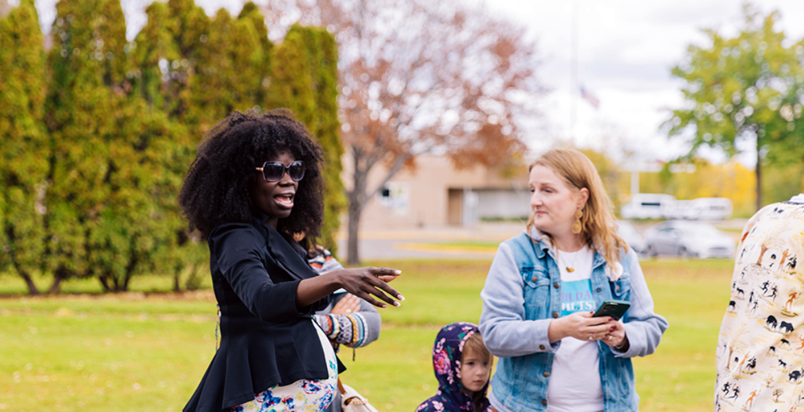 Huldah Momanyi Hiltsley(Left) Kenyan-American Huldah Momanyi Hiltsley Announces Bid for Minnesota House of Representatives Seat