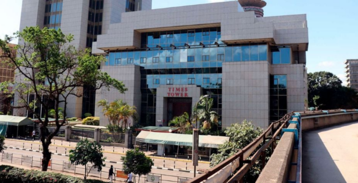 Times Tower in Nairobi, the headquarters of Kenya Revenue Authority KRA Now Clarifies Tax 'Harassment' of Travelers