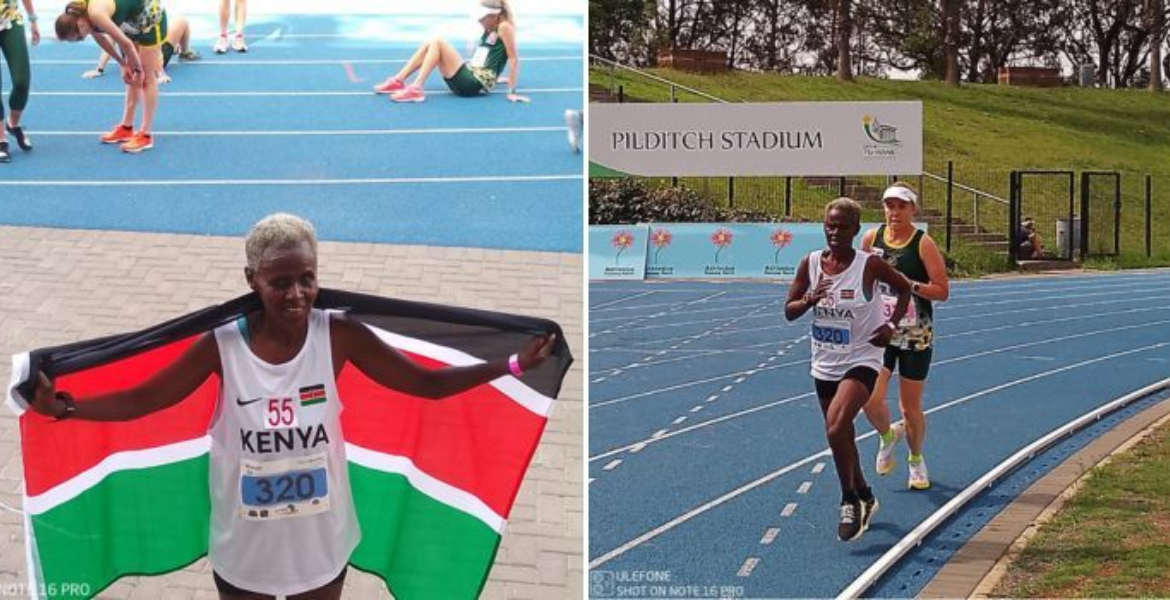 Priscilla Biwott Age-Defying Victory: Priscilla Biwott, 58, Secures Gold in 5,000M at Africa Masters Athletics Championships