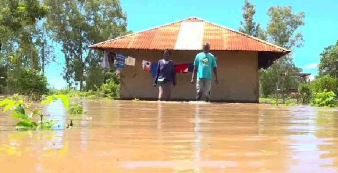 Houses Marooned by Floods at Osika Village in Kamser Nyakongo Location in Rachuonyo North Sub-county Heavy Rains Claim 12 Lives in Nyanza and Western Regions