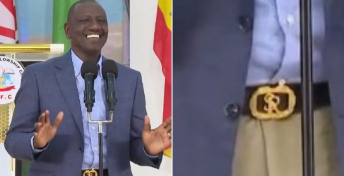 President William Ruto Ruto's Ksh428,000 Belt Leaves Kenyans Abuzz with Speculation