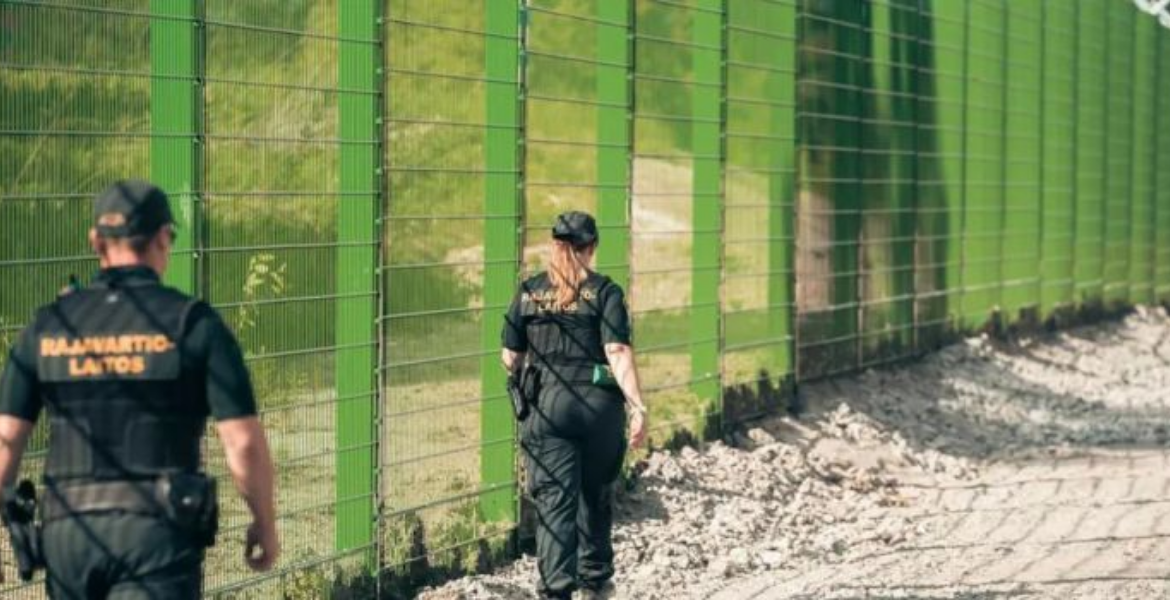 Finnish Border Guard Personnel Patrolling Finland Implements Measures Against Unlawful Entry by Kenyan Migrants
