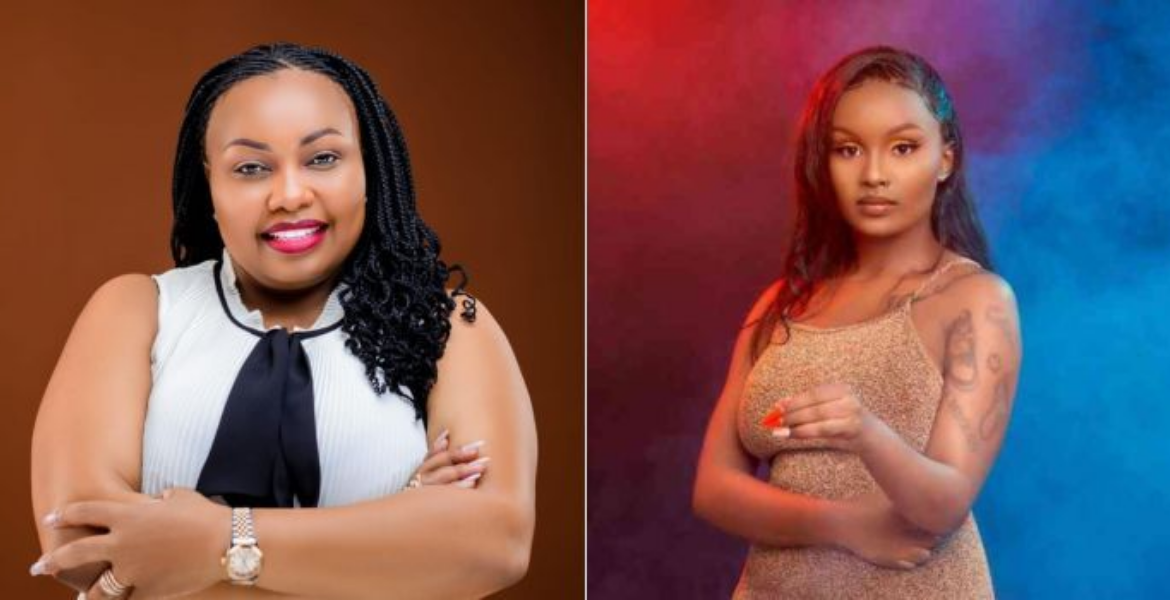 Former Senator Millicent Omanga (left) and Youtuber Georgina Njenga Top 10 Most Searched Kenyans on Google