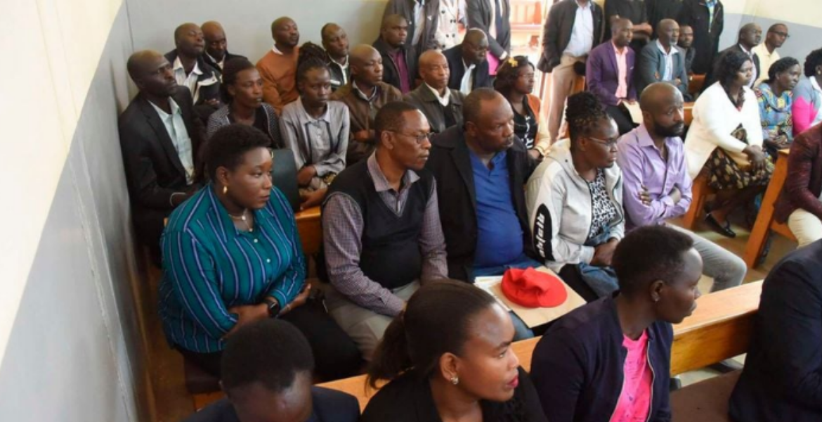 Litigants Follow Proceedings During the Hearing of the Finland and Canada Students Oversees Study Program Victims of Finland Airlift Saga Turn to Eldoret Small Claims Court