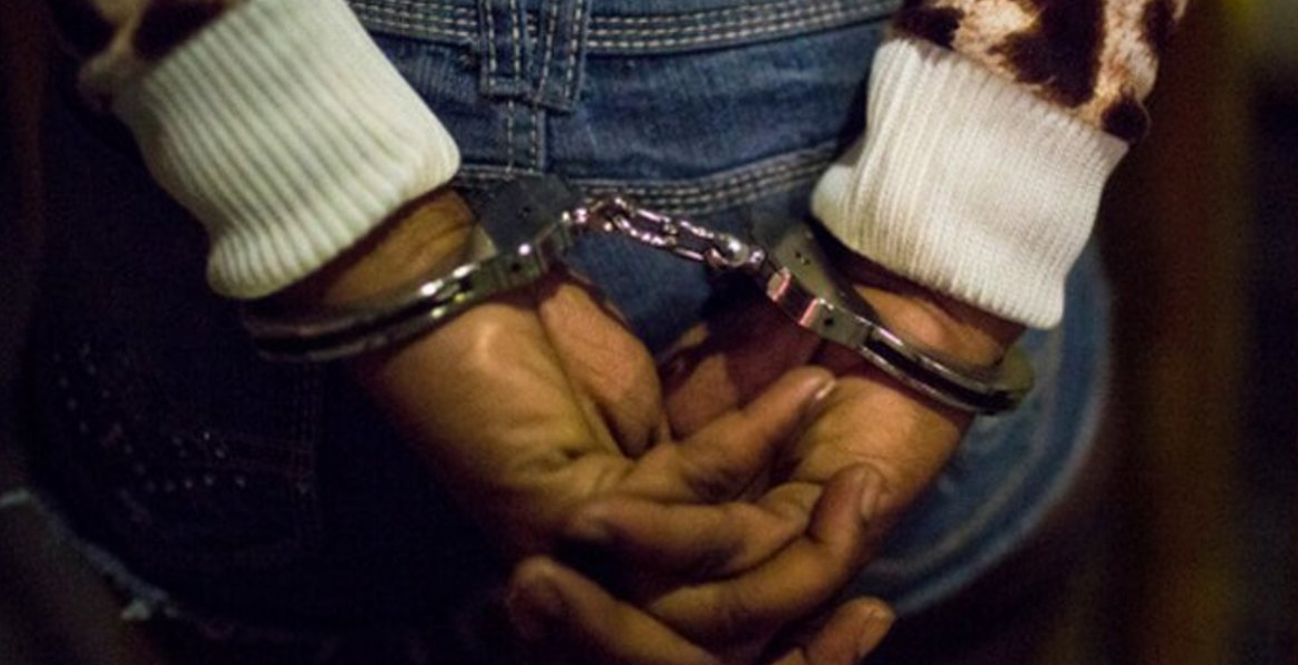 Woman in Handcuffs Indian Authorities Detain Kenyan Woman for Smuggling Cocaine Valued at Ksh 281 Million