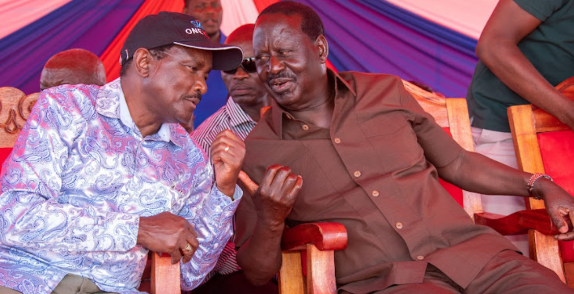 Wiper Party Leader Kalonzo Musyoka and Azimio chief Raila Odinga Kalonzo Reveals Why He Won't Support Raila in 2027