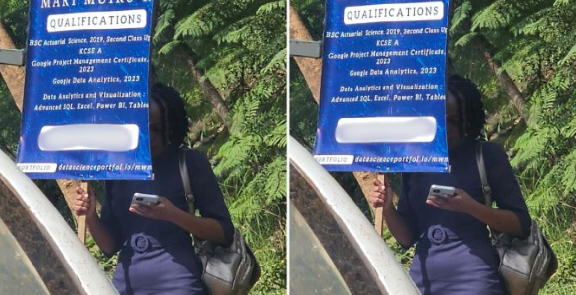 Egerton University Graduate Mary Muiruri Graduate Who Begged for Jobs in Nairobi Streets Refutes Misinformation About Securing US Job