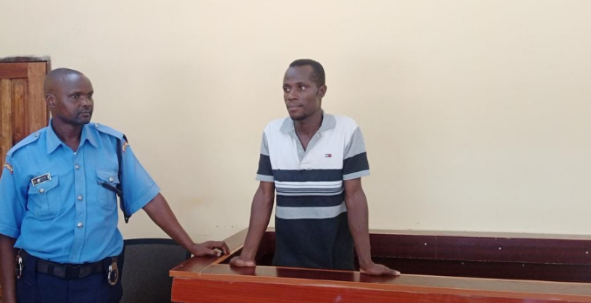 Mr Cryspinus Inyama at the Kilifi Courts Nairobi Caretaker Charged with Impersonating Principal Magistrate's Spouse for 3 Years