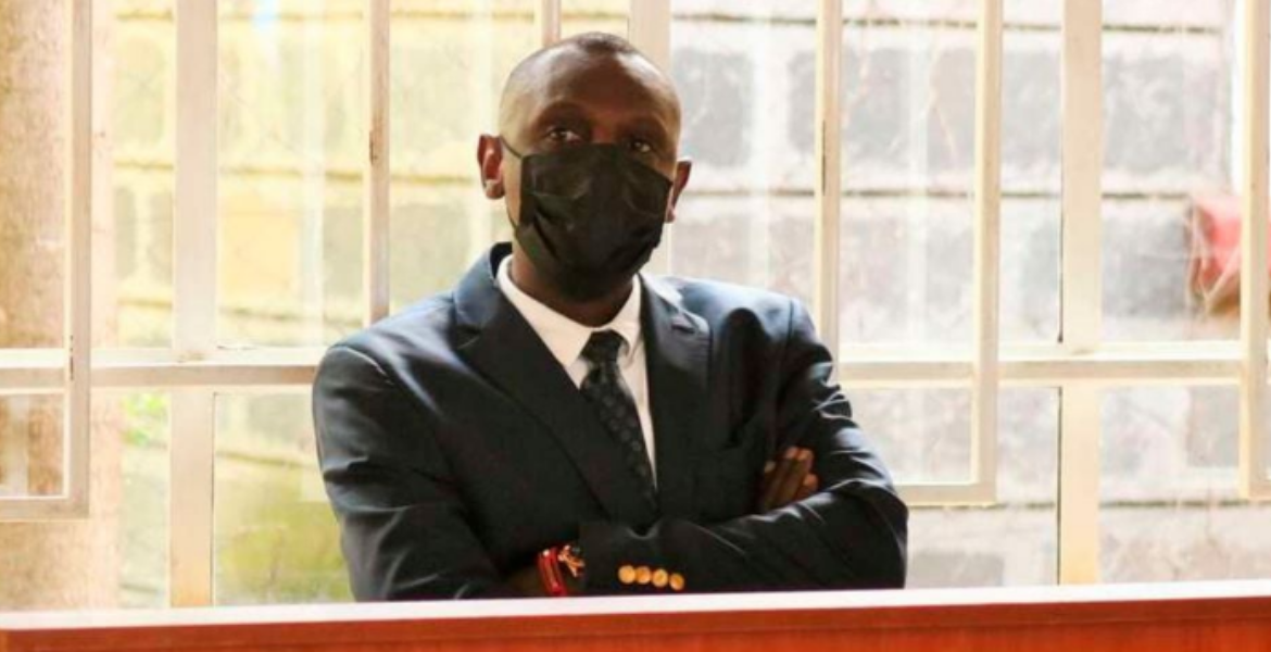 Collins Toroitich Moi at a Nakuru Court Moi's Grandson Collins Toroitich Faces Contempt Charges in Child Custody Dispute