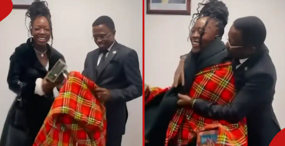 Elsa Majimbo and Sport Cabinet Secretary Ababu Namwamba Cabinet Secretary Ababu Namwamba Woos Content Creator Elsa Majimbo to Showcase Kenya's Charm Abroad