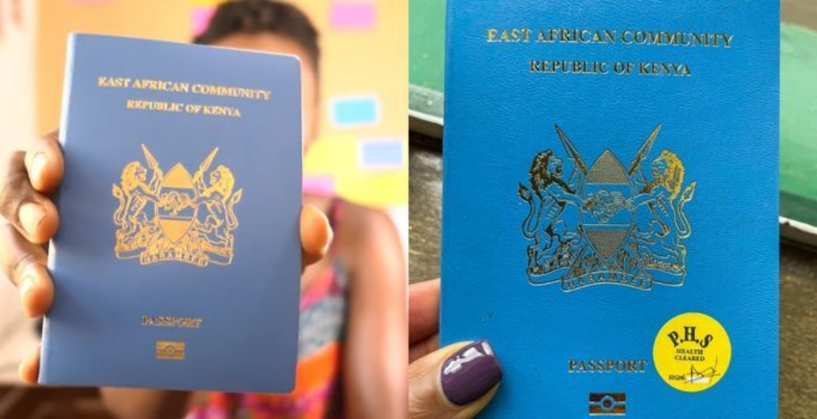 Kenyan Holding Passport Two Passport Printing Machines to Arrive in Kenya in 3 Weeks, Says Govt