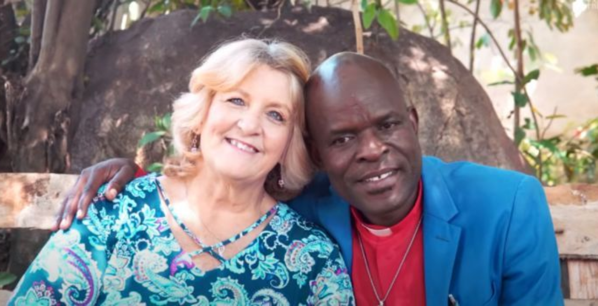 Pastor Ruth Boyce Posing for a Photo With Her husband Peter Nyangai US Prophetess Sells Property, Leaves 30-Year Marriage for Kakamega Man