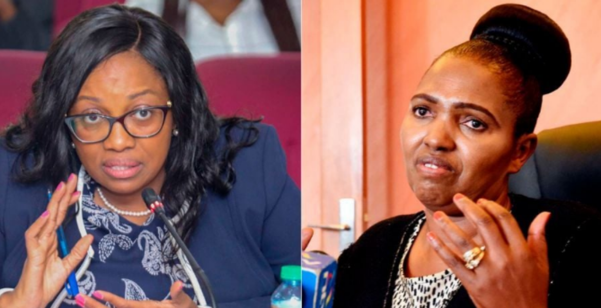 Nakuru Governor Susan Kihika (left) and Nakuru Senator Tabitha Karanja Nakuru's UDA Split Deepens as Kihika-Karanja Feud Escalates