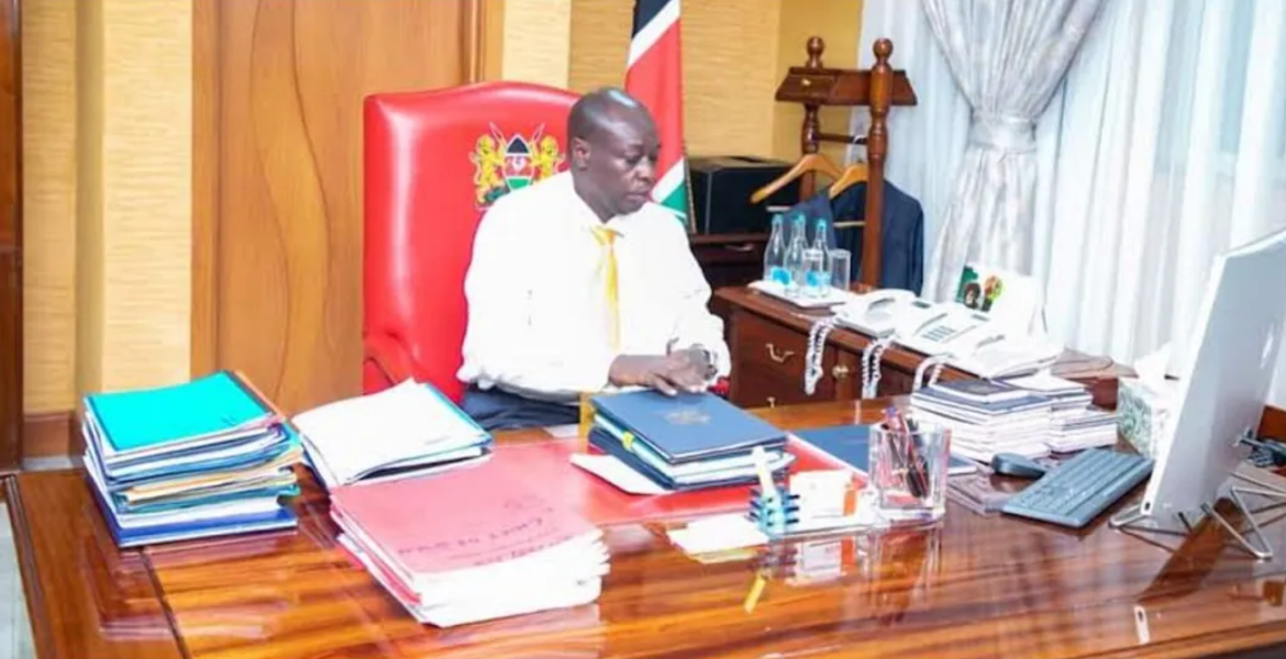 Deputy President Rigathi Gachagua Gachagua's Office Splurges on Luxurious Furnishings