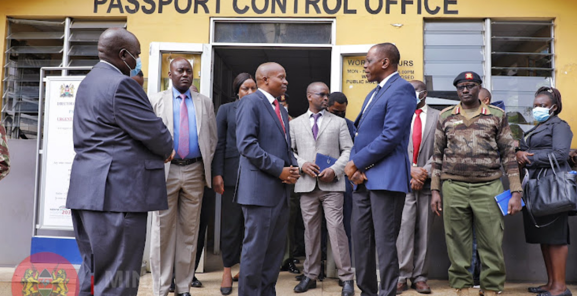 Interior CS Kithure Kindiki Government to Cracks Down on Officials Delaying Passport Issuance