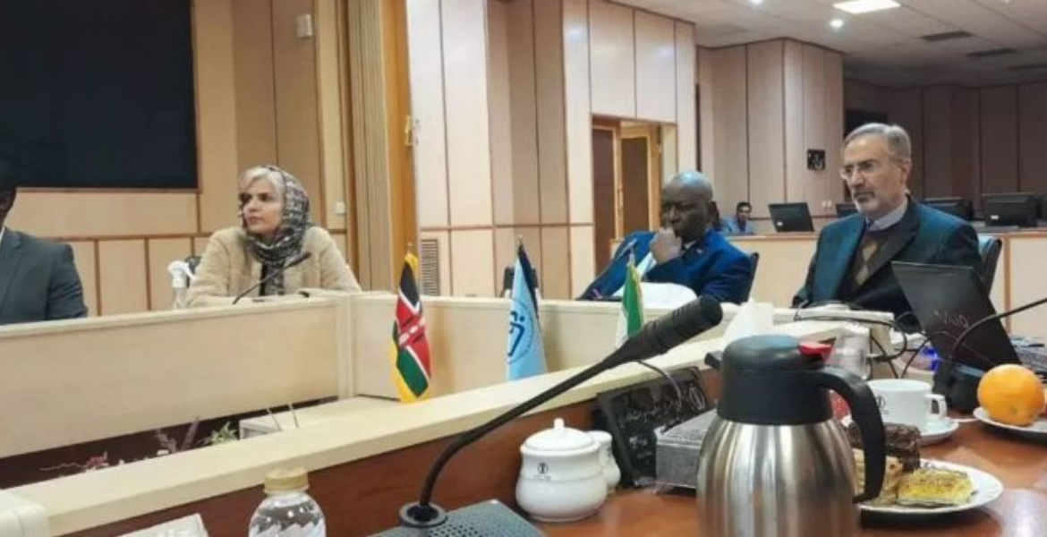 Kenyan Ambassador to Iran Joshua Igweta Gatimo While Visiting the National Research Institute of Genetic Engineering and Biotechnology Kenya, Iran to Forge Scientific Ties Through Student Exchange and Research Partnerships