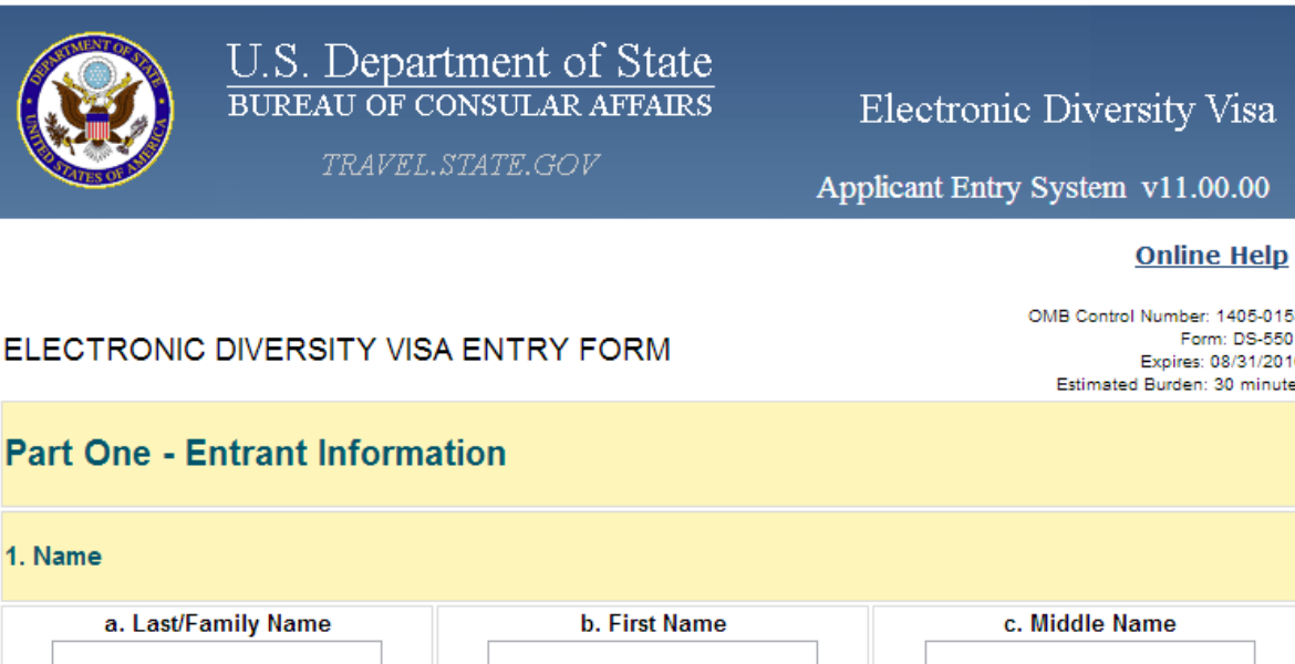 Diversity Visa Entry Form Securing the American Dream: A Guide to the Green Card Lottery Visa Interview Process