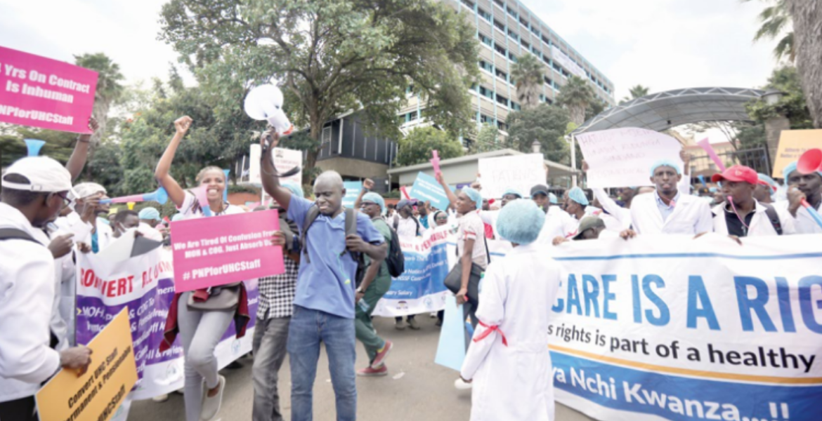 Doctors Strike Nationwide Doctors' Strike Cripples Healthcare Services in Kenya