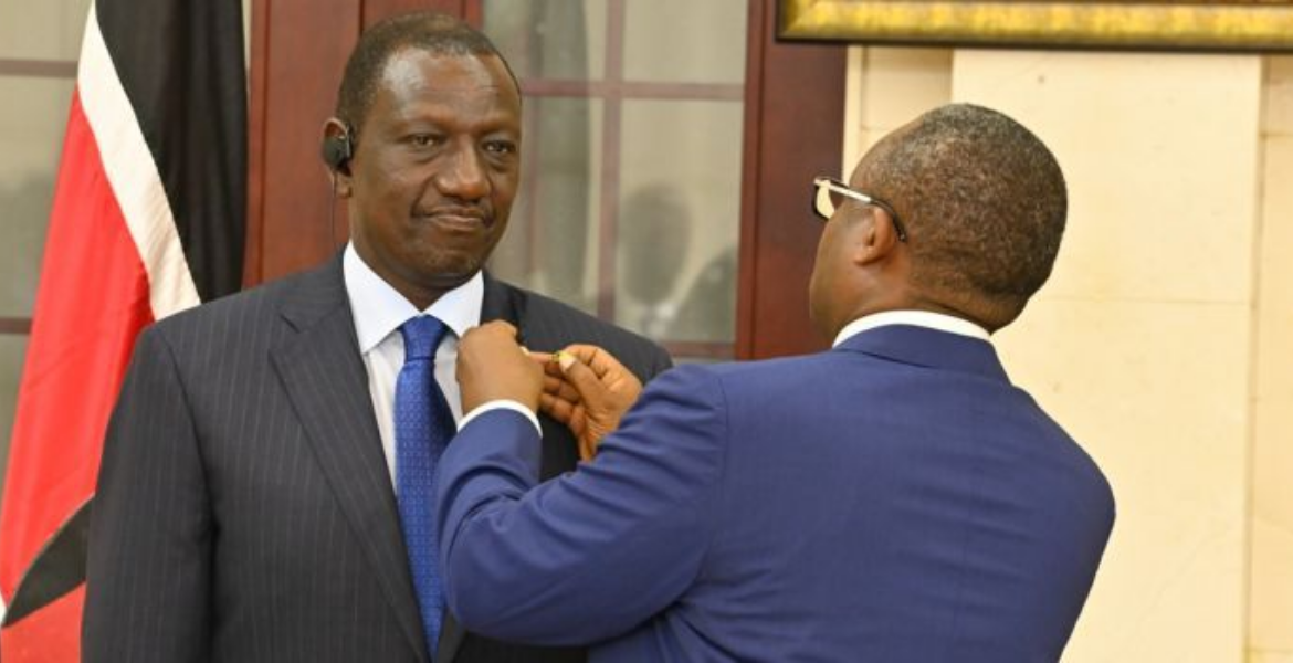 President William Ruto Ruto Awarded Another Top Honor in Guinea Bissau