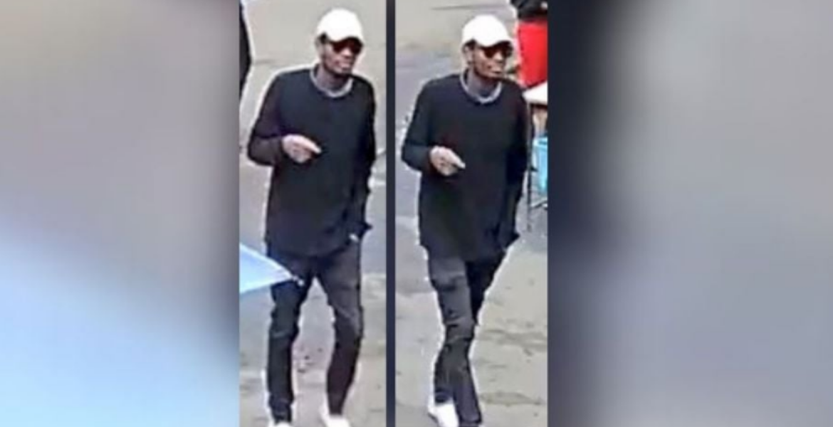 Screen grab of man who was seen with Rita Waeni Do You Know This Man Wanted for Rita Waeni's Murder?
