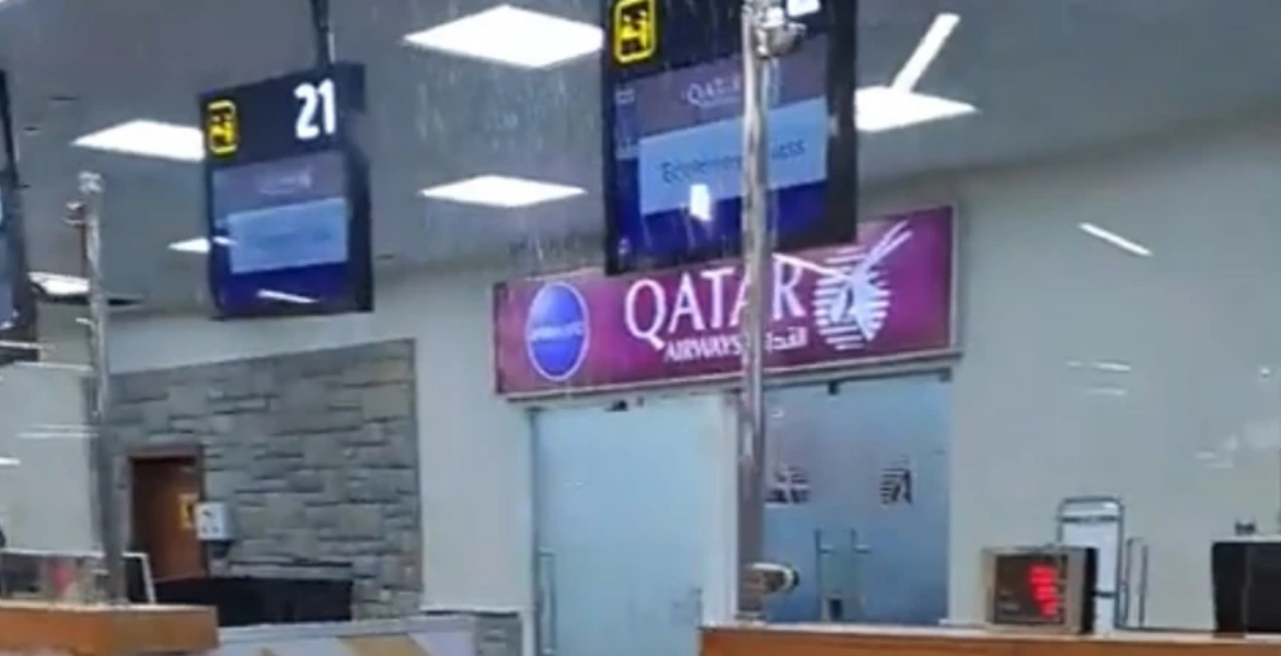 JKIA Leakage Leaky Roofs Force Temporary Suspension of Operations at JKIA