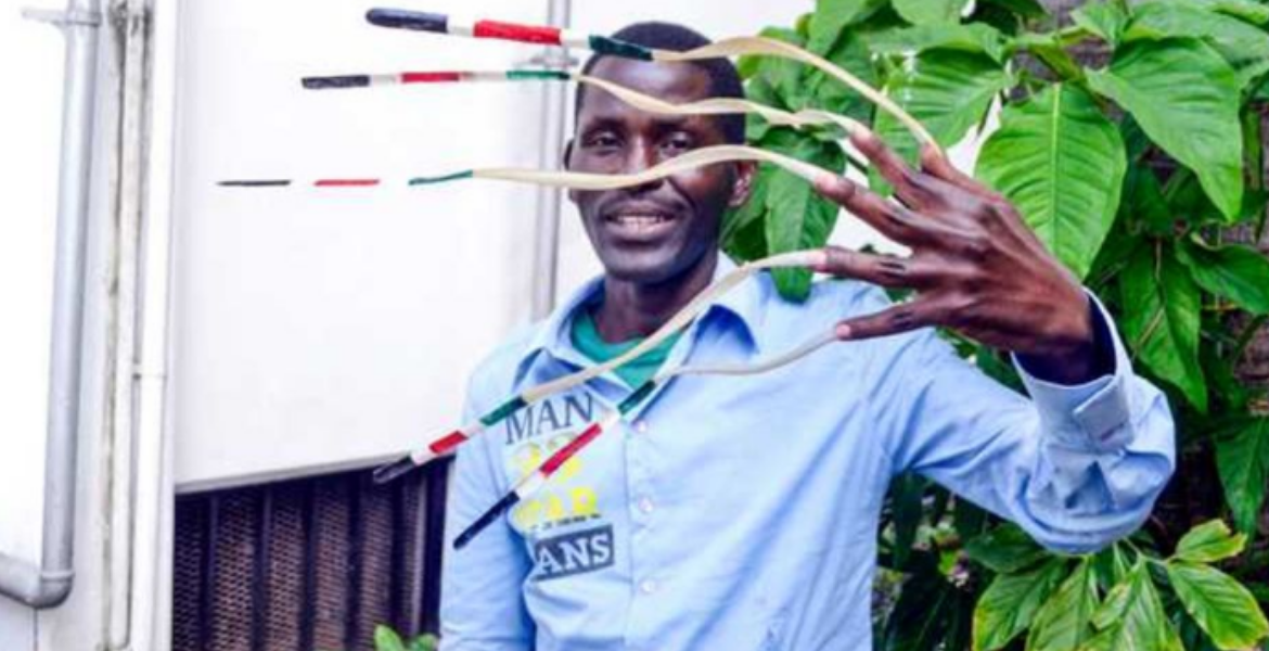 Mr John Waweru Guinness World Records Seeks Kenyan Man with Long Fingernails