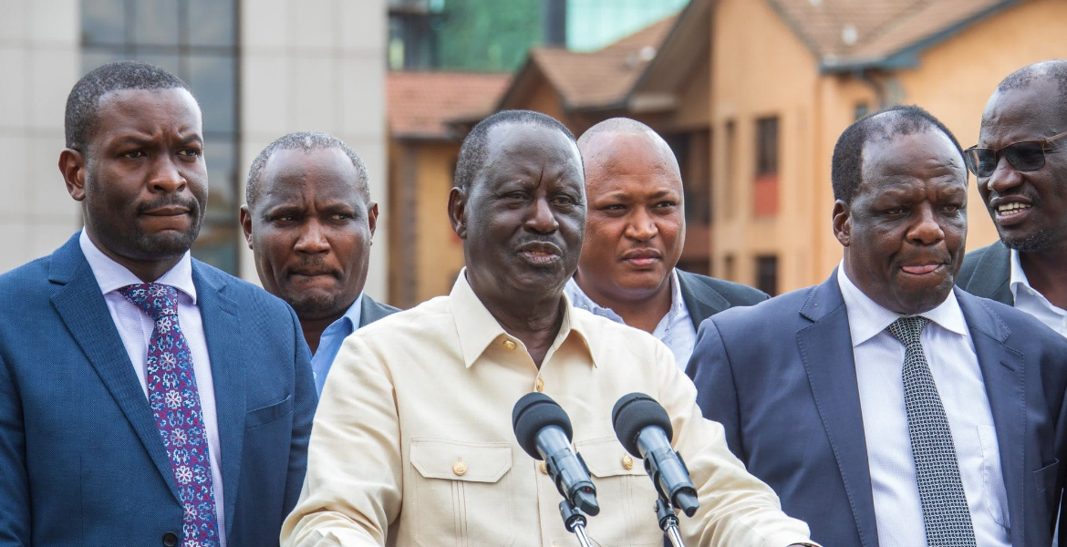 Azimio Leader Raila Odinga ODM Unveils Disaster Response Team