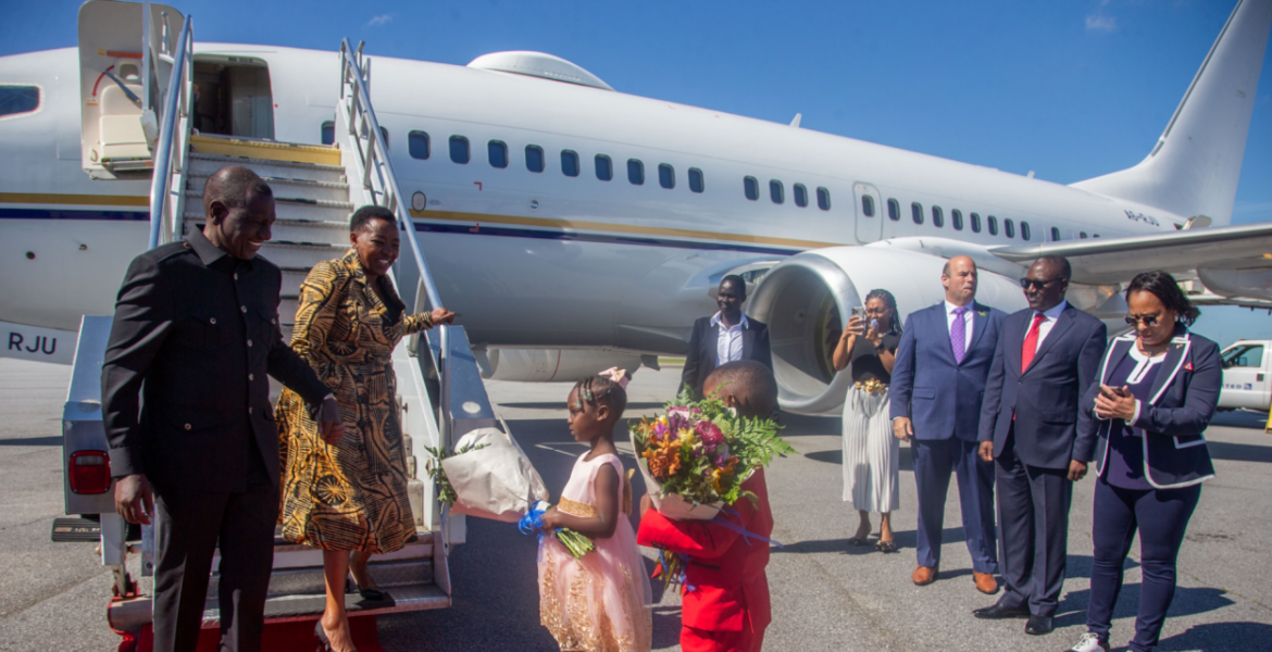 President William Ruto Azimio Slams Ruto's Extravagant US Flight Amid Economic Woes