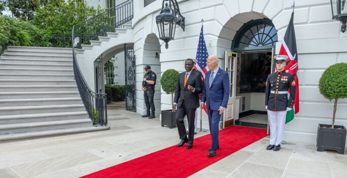 Presidents William Ruto (Kenya) and Joe Biden (US) The Security Unit Taking No Chances with Ruto's Safety in the US