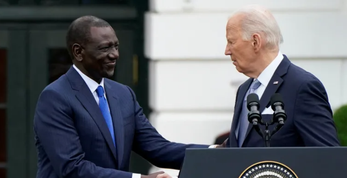 President William Ruto and Joe Biden US to Accord Kenya 'Non-NATO Ally' Designation