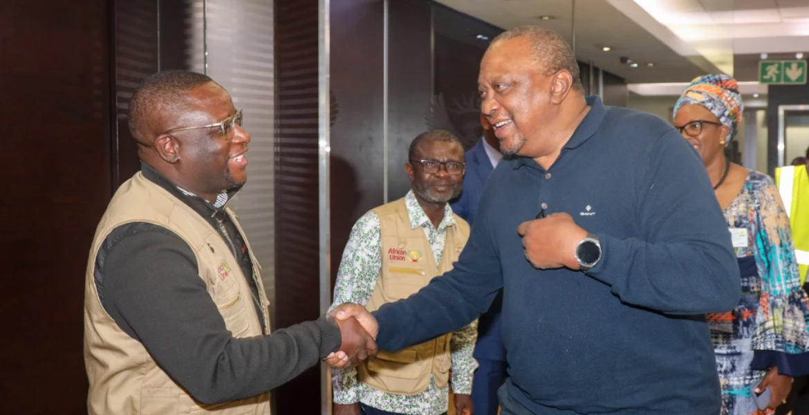 Former President Uhuru Kenyatta Uhuru Guarantees Transparency in South Africa General Election