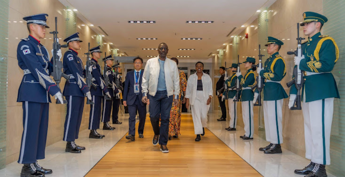 President William Ruto President Ruto lands in Seoul for Korea-Africa Summit