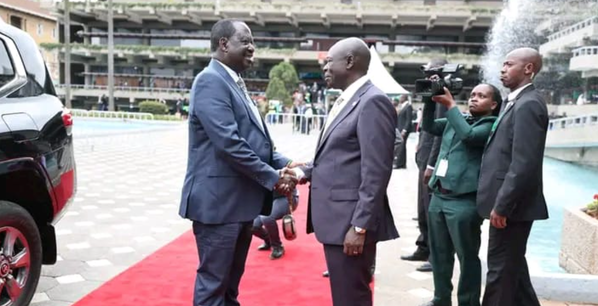 Azimio Leader Raila Odinga and DP Rigathi Gachagua Raila, Gachagua Find Common Ground on Revenue Formula