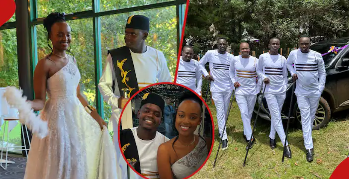 Ian Churcman and Audrey Chemutai /Tuko Kenyan Couple Holds Virtual Dowry Ceremony from Australia