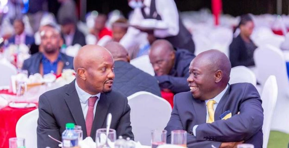 Public Service CS Moses Kuria and DP Rigathi Gachagua Gachagua, Moses Kuria Lock Horns Over Mt Kenya Unity