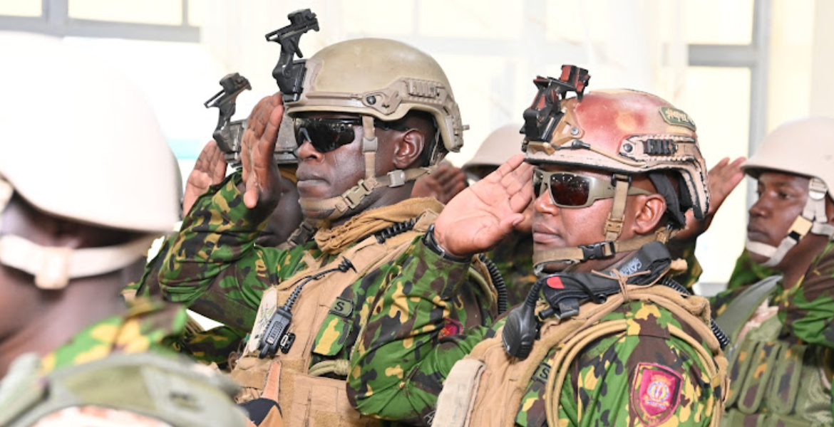 Kenya police officers Ruto Flags Off 400 Kenyan Police Officers for Haiti Peacekeeping Mission
