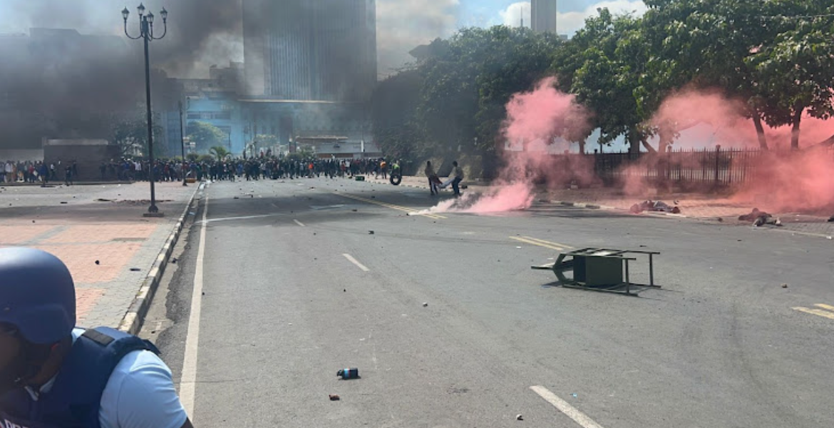 The Scenes Outside the National Assembly Kenya's Parliament Passes Controversial Finance Bill Despite Public Outcry