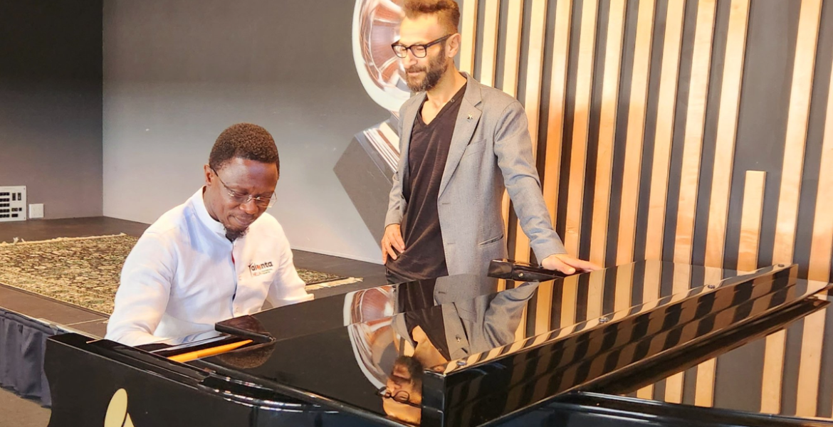 Sports CS Ababu Namwamba Together With Recording Academy President Panos Panay Grammys Academy Partners with Kenyan Govt to Nurture Local Talent